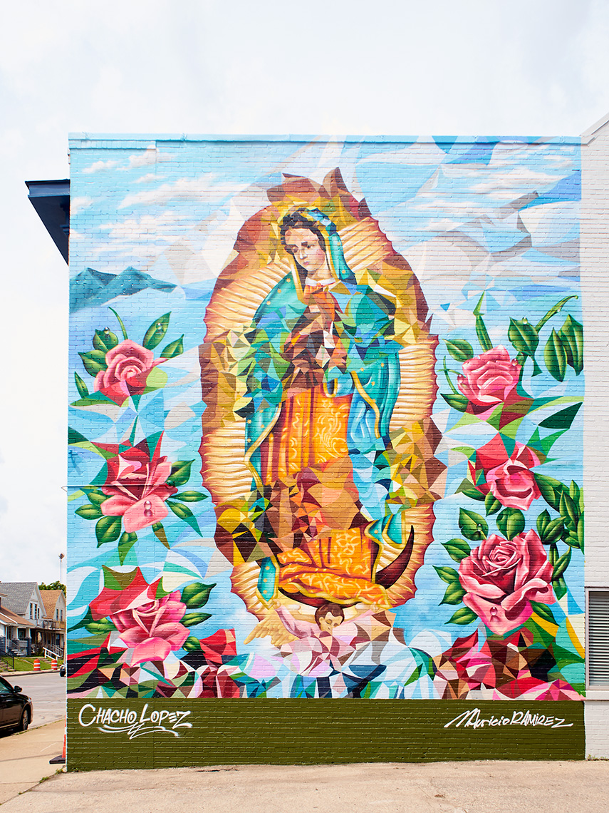 Mural Created by Mauricio Ramirez and Chacho Lopez.