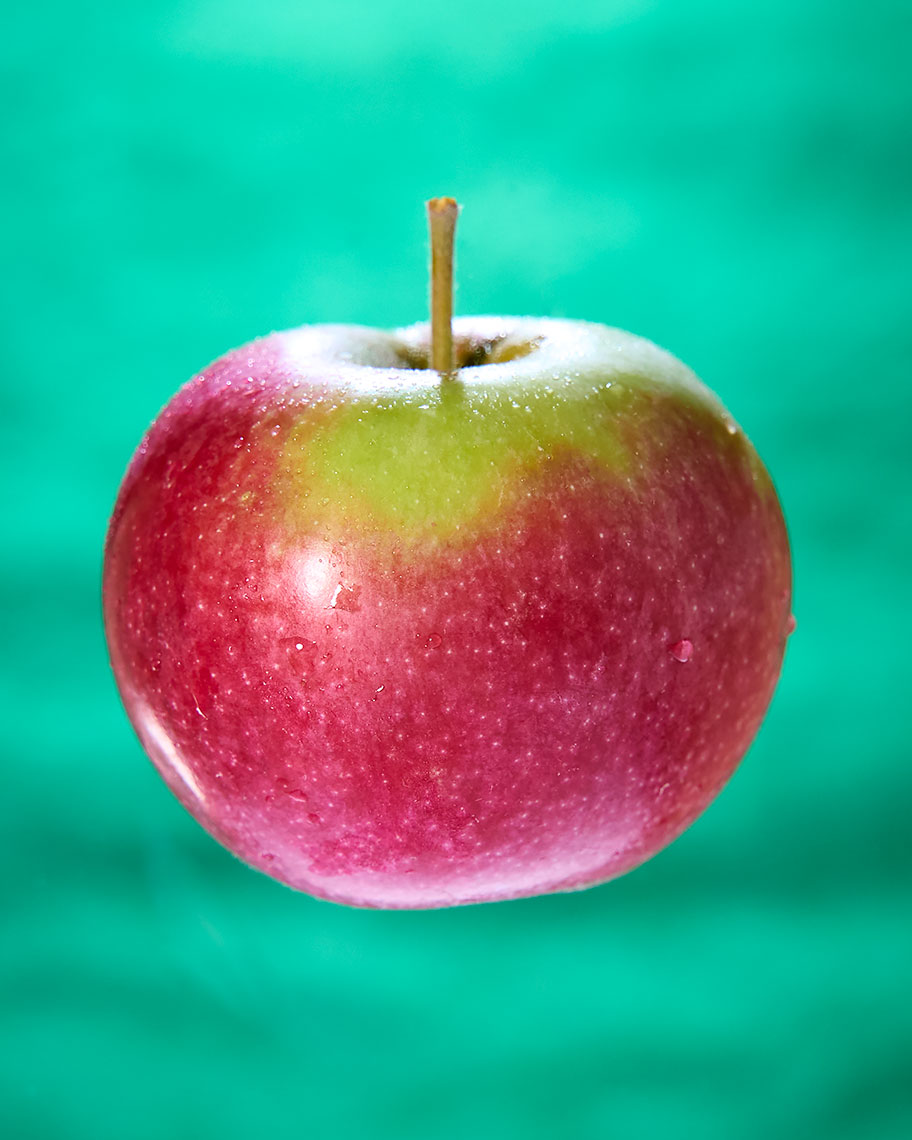 Studio Still of a Red Apple