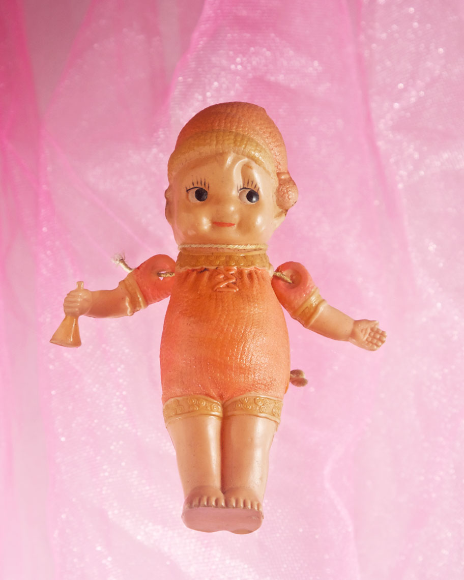  Still Life of Vintage Kewpie Girl Doll.